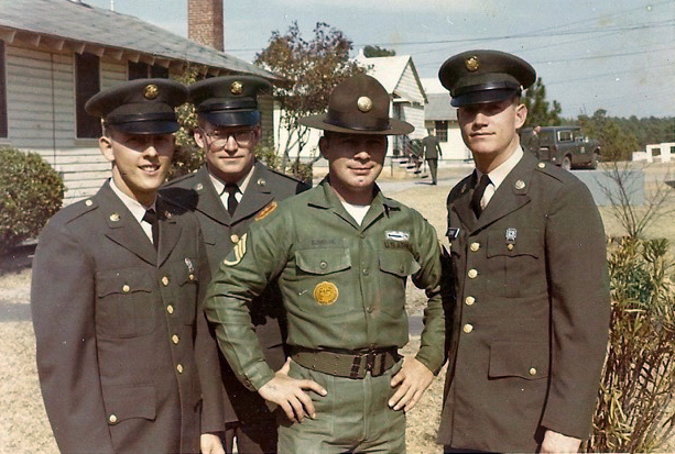 Bowman as a drill sergeant at Fort Jackson after the war image