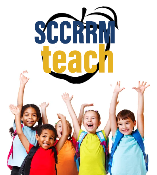 SCCRRMM Teach logo and students image