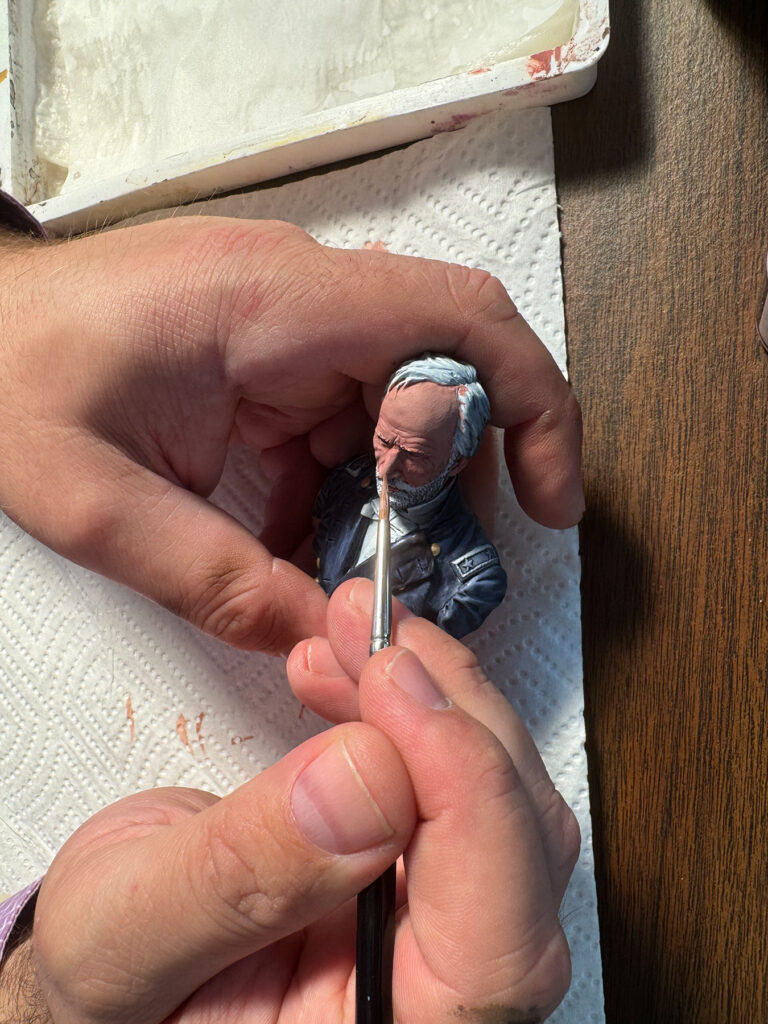Painting toy soldier image