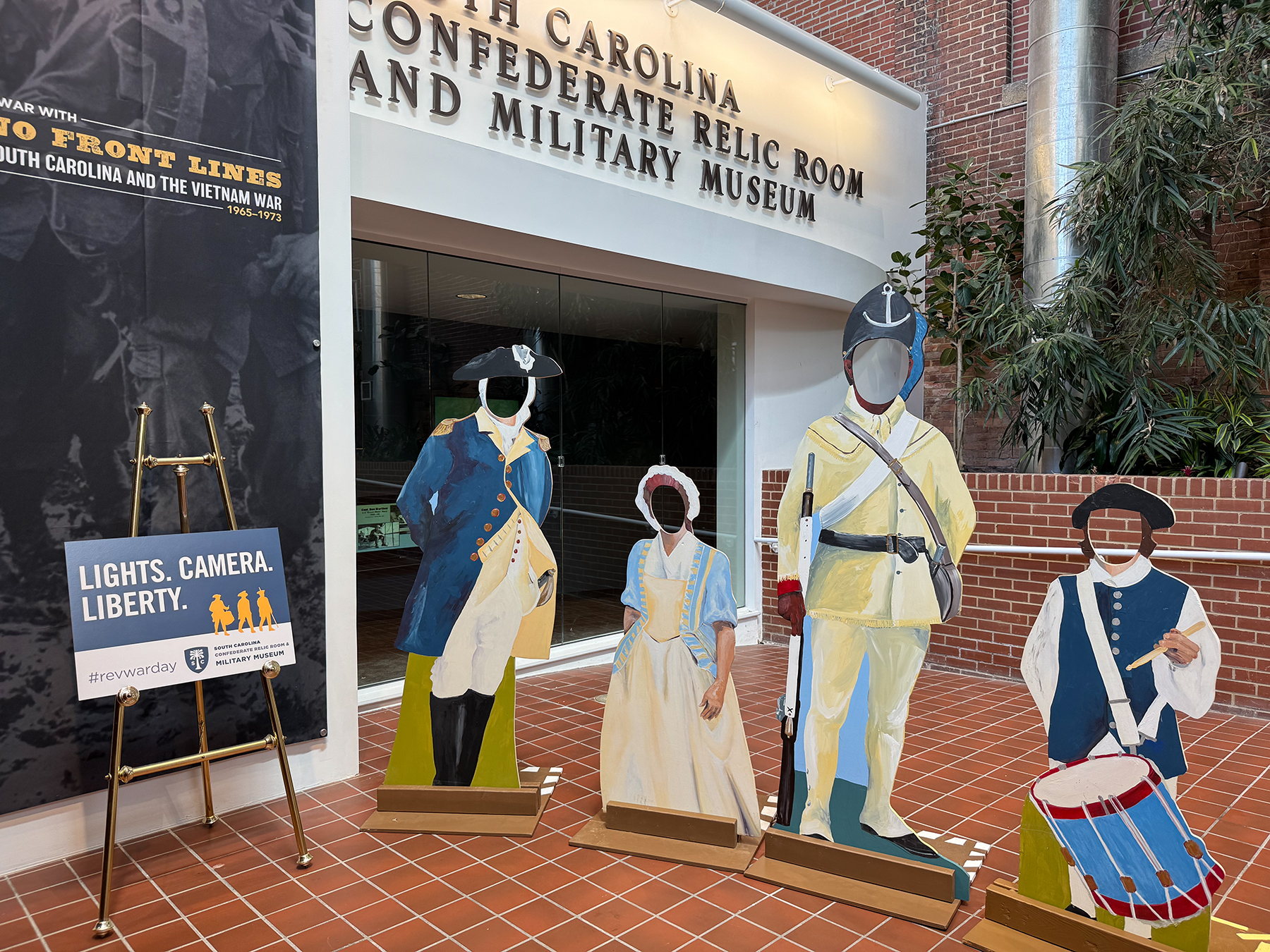 Revolutionary War Day cutouts image