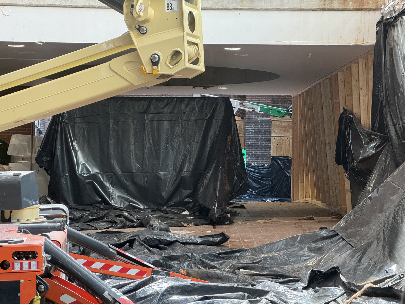 Here’s what our atrium looked like during the work in recent months image